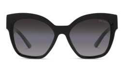Shop PRADA Square Sunglasses in Black online.