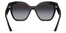 Shop PRADA Square Sunglasses in Black online.