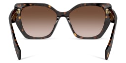 Shop PRADA Pillow Sunglasses in Tortoise online.
