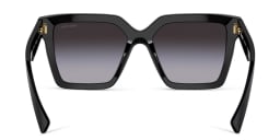 Shop MIU MIU Oversized Square Sunglasses in Black online.