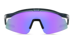Shop Oakley BXTR Half-Rim Mask Sunglasses in Crystal Black online.