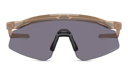 Shop Oakley BXTR Half-Rim Mask Sunglasses in Brown online.