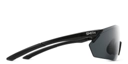 Shop SMITH Unisex Rimless Wide Irregular Sunglasses in Black online.