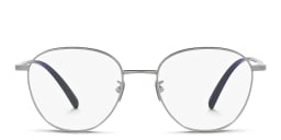 Shop GIORGIO ARMANI Panthos Eyeglasses in Matte Gunmetal online.