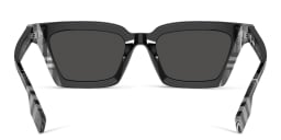 Shop BURBERRY Square Sunglasses in Black online.