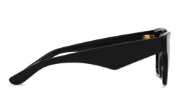 Shop Dolce & Gabbana Butterfly Sunglasses in Black online.