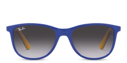 Shop Ray-Ban Junior Lilo & Stitch Kids Square Sunglasses in Blue online.