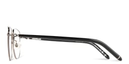 Shop MONTBLANC Rectangle Eyeglasses in Silver online.