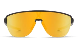 Shop Oakley Corridor Half-Rim Mask Sunglasses in Matte Carbon online.