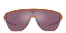 Shop Oakley Corridor Half-Rim Mask Sunglasses in Matte Ginger online.