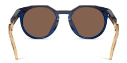 Shop Oakley HSTN Round Sunglasses in Blue online.