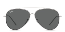 Shop Ray-Ban Reverse Unisex Pilot Sunglasses in Silver online.