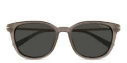 Shop MONTBLANC Square Sunglasses in Brown online.