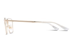 Shop MONTBLANC Square Eyeglasses in Gold online.