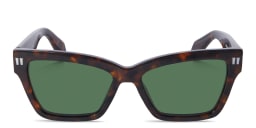 Shop OFF WHITE Cincinnati Unisex Cat-Eye Sunglasses in Havana online.