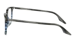 Shop Ray-Ban Unisex Wide Rectangle Eyeglasses in Grey online.