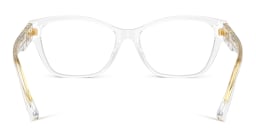Shop VERSACE Medusa Cat-Eye Eyeglasses in Crystal online.