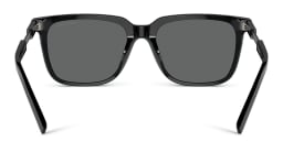 Shop GIORGIO ARMANI Pillow Sunglasses in Black online.
