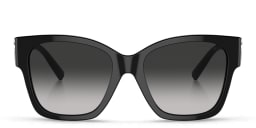 Shop TIFFANY Oversized Square Sunglasses in Black online.
