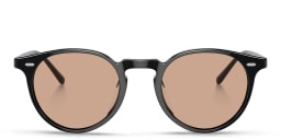 Shop OLIVER PEOPLES Unisex Round Eyeglasses in Black online.