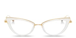 Shop VALENTINO V - Daydream Cat-Eye Eyeglasses in Clear online.