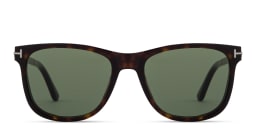Shop TOM FORD Sinatra Square Sunglasses in Dark Havana online.