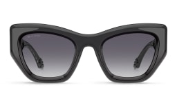 Shop ETRO Paisley Rectangle Sunglasses in Grey online.