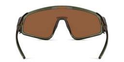 Shop Oakley Latch Panel Unisex Mask Sunglasses in Green online.