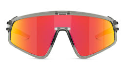 Shop Oakley Latch Panel Unisex Mask Sunglasses in Grey online.