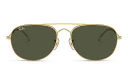 Shop Ray-Ban Bain Bridge Unisex Pilot Sunglasses in Gold online.