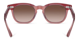 Shop Ray-Ban Junior Logo Kids Square Sunglasses in Red online.