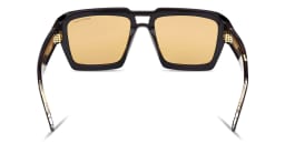 Shop TOM FORD Icon Aviator Sunglasses in Shiny Black online.