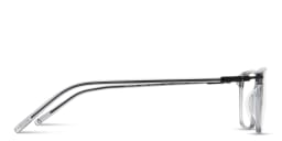 Shop MONOSTROM Rectangle Eyeglasses in Transparent Grey online.