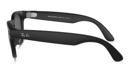 Shop Ray-Ban Meta Headliner Unisex Panthos Sunglasses in Matte Black online.