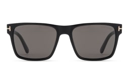 Shop TOM FORD Calder Square Sunglasses in Black online.