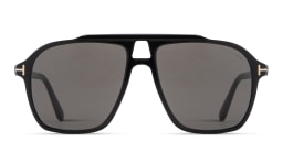 Shop TOM FORD Autari Aviator Sunglasses in Black online.
