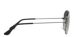 Shop Ray-Ban Unisex Pilot Sunglasses in Gunmetal online.