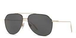 Shop Dolce & Gabbana Wide Aviator Sunglasses in Black online.