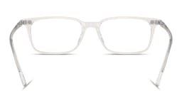Shop OLIVER PEOPLES Neylan Rectangle Eyeglasses in Transparent Grey online.
