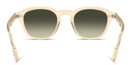 Shop OLIVER PEOPLES Eyles Unisex Square Sunglasses in Transparent light brown online.