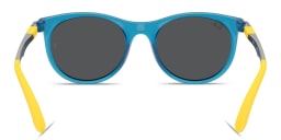 Shop Ray-Ban Junior Kids Panthos Sunglasses in Blue online.