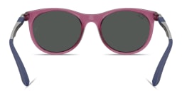 Shop Ray-Ban Junior Kids Panthos Sunglasses in Transparent Violet online.