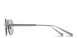 Shop EYE'M Rimless Rectangle Sunglasses in Gunmetal online.