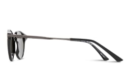 Shop EYE'M Engraved Logo Panthos Sunglasses in Black online.