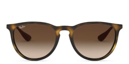 Shop Ray-Ban Erika Panthos Sunglasses in Havana online.