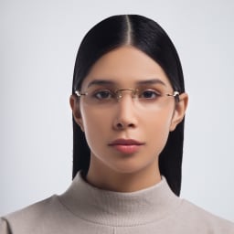 Shop Cartier Panthère de Cartier Unisex Eyeglasses in Gold online.