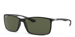 تسوق نظارات شمسية لايت فورس تك بإطار مستطيل راي بان بلون أسود أونلاين.