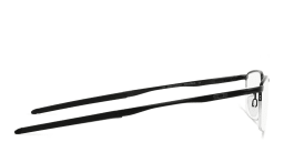 Shop Oakley Barrelhouse™ Half-Rim Rectangle Eyeglasses in Matte Black online.