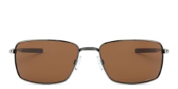 Shop Oakley Square Wire™ Rectangle Sunglasses in Silver online.