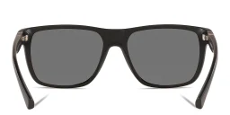 تسوق نظارات شمسية مربّعة امبوريو أرماني بلون Matte Black أونلاين.